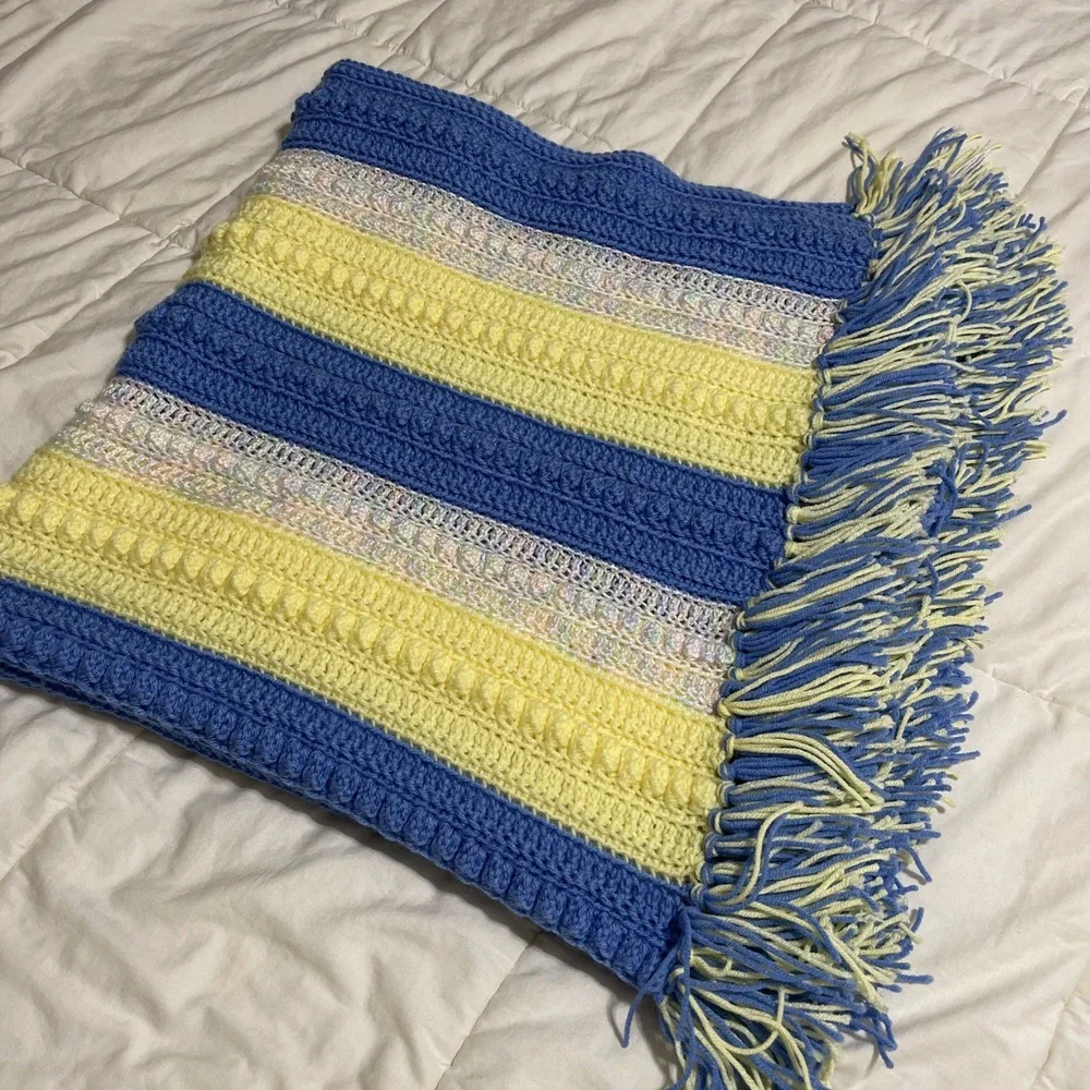 Handmade‎ Crochet Afghan Blanket 43